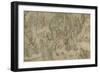 A Hunt in the Mountains of Heaven, Late Ming-Early Qing Dynasty-null-Framed Giclee Print