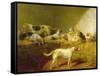 A Hunt Kennel-Henry Bernard Chalon-Framed Stretched Canvas