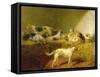 A Hunt Kennel-Henry Bernard Chalon-Framed Stretched Canvas