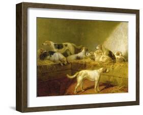 A Hunt Kennel-Henry Bernard Chalon-Framed Giclee Print