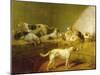 A Hunt Kennel-Henry Bernard Chalon-Mounted Giclee Print