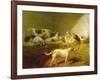 A Hunt Kennel-Henry Bernard Chalon-Framed Giclee Print