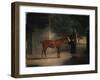 A Hunter and a Groom in a Courtyard, 1816-John E. Ferneley-Framed Giclee Print