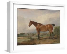 A Hunter in a Landscape, 1810-James Ward-Framed Giclee Print