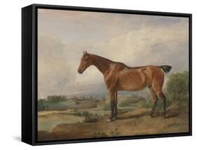 A Hunter in a Landscape, 1810-James Ward-Framed Stretched Canvas
