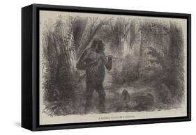 A Hunter Killed by a Gorilla-null-Framed Stretched Canvas