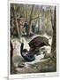 A Hunter Killed by a Wild Boar, 1901-null-Mounted Giclee Print