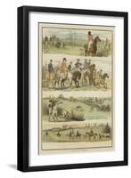 A Hunting Family-null-Framed Giclee Print