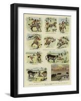 A Hunting He Would Go, the Story of a Brand-New Coat and a Tall Silk Hat-null-Framed Giclee Print