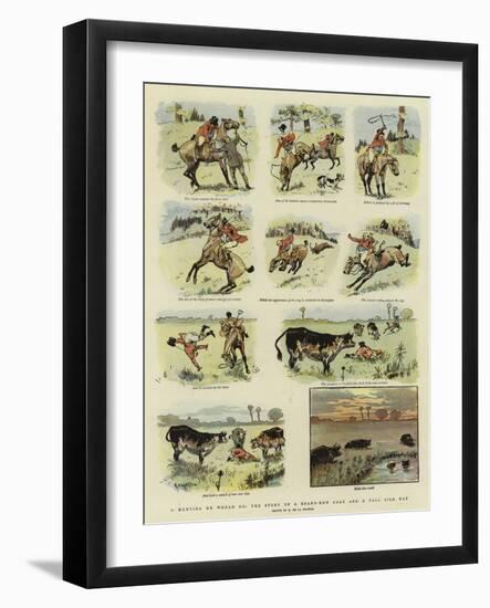 A Hunting He Would Go, the Story of a Brand-New Coat and a Tall Silk Hat-null-Framed Giclee Print