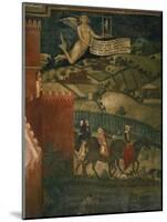 A Hunting Party-Ambrogio Lorenzetti-Mounted Giclee Print