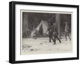 A Hunting Tour in Asia Minor, Returning to Camp after a Successful Deer Stalk-Frank Dadd-Framed Giclee Print