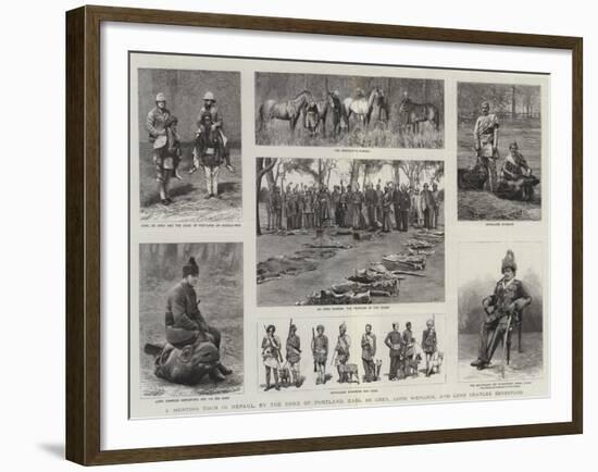 A Hunting Tour in Nepaul-null-Framed Giclee Print