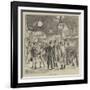 A Hunting Train-null-Framed Giclee Print