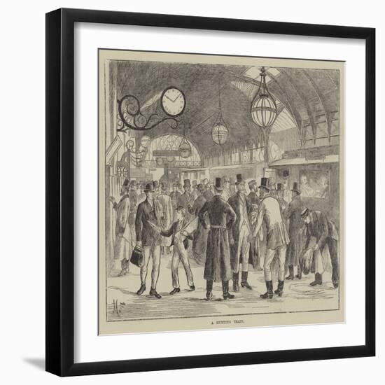 A Hunting Train-null-Framed Giclee Print