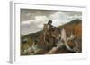 A Huntsman And Dogs-Winslow Homer-Framed Giclee Print