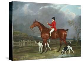 A Huntsman and Hounds, 1824-Federico Ballesio-Stretched Canvas