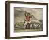 A Huntsman Lifting a Fox Above His Head-null-Framed Giclee Print