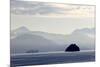 A Hurtigruten Cruise Boat in the Fjords of Norway, Scandinavia, Europe-Olivier Goujon-Mounted Photographic Print