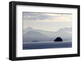 A Hurtigruten Cruise Boat in the Fjords of Norway, Scandinavia, Europe-Olivier Goujon-Framed Photographic Print