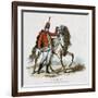 A Hussar, Early 19th Century (1882-188)-Jean Duplessis-bertaux-Framed Giclee Print