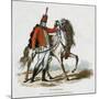 A Hussar, Early 19th Century (1882-188)-Jean Duplessis-bertaux-Mounted Giclee Print