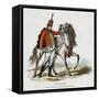 A Hussar, Early 19th Century (1882-188)-Jean Duplessis-bertaux-Framed Stretched Canvas