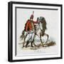 A Hussar, Early 19th Century (1882-188)-Jean Duplessis-bertaux-Framed Giclee Print