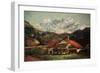 A Hut in the Mountains, C1874-Gustave Courbet-Framed Giclee Print