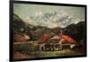 A Hut in the Mountains, C1874-Gustave Courbet-Framed Giclee Print