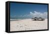 A Hut Lies Abandoned in Brazil's Lencois Maranhenses National Park-Alex Saberi-Framed Stretched Canvas