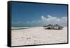 A Hut Lies Abandoned in Brazil's Lencois Maranhenses National Park-Alex Saberi-Framed Stretched Canvas