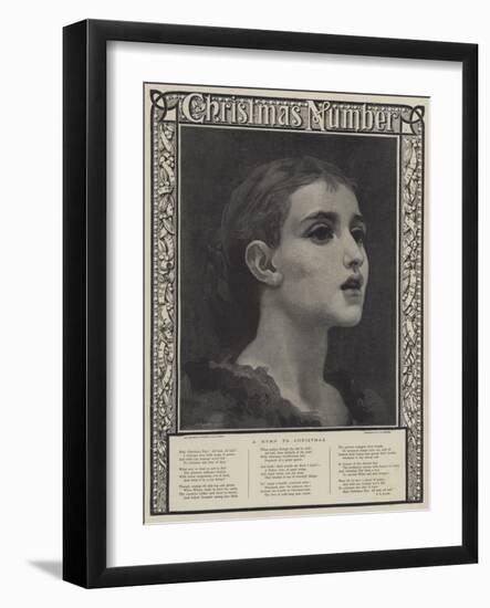 A Hymn to Christmas-Frederic Leighton-Framed Giclee Print