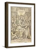 A Illustration Depicting a Dissection, 1559-null-Framed Giclee Print