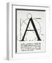 A, Illustration from 'Divina Proportione' by Luca Pacioli (C.1445-1517)-Leonardo da Vinci-Framed Giclee Print