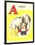 A Is for Animals-null-Framed Art Print