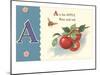 A is for Apple-null-Mounted Art Print