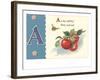 A is for Apple-null-Framed Art Print