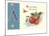 A is for Apple-null-Mounted Art Print