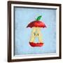 A Is For Apple-Marcus Prime-Framed Art Print