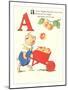 A is for Apples-null-Mounted Art Print