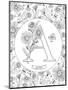 A is for Aster-Heather Rosas-Mounted Art Print