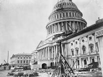 U. S. Capitol under Construction-A.J. Russel-Photographic Print