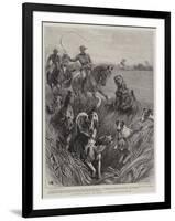 A Jackal Hunt in India, a Strange Sportsman-John Charlton-Framed Giclee Print