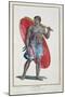 A Jagas Warrior, 1780-Pierre Duflos-Mounted Giclee Print