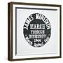 A James Meredith Button from the 'March Against Fear' through Mississippi in 1966-null-Framed Giclee Print