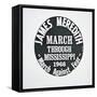 A James Meredith Button from the 'March Against Fear' through Mississippi in 1966-null-Framed Stretched Canvas