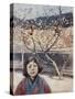 A Jap in Plum-Colour-Mortimer Ludington Menpes-Stretched Canvas