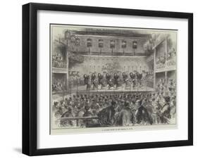 A Japanese Ballet at the Theatre of Kyoto-null-Framed Giclee Print