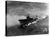 A Japanese Cruiser (Katori Class) Sinking off the Coast of French Indo-China after Attack by Sb2c's-null-Stretched Canvas